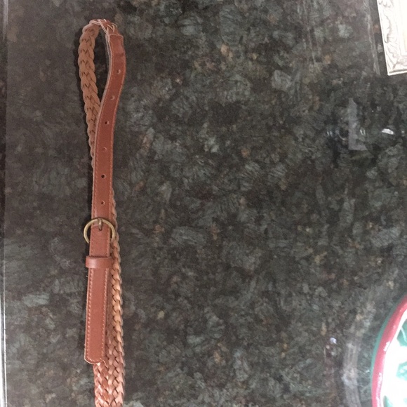 Brown braided belt - Picture 4 of 4